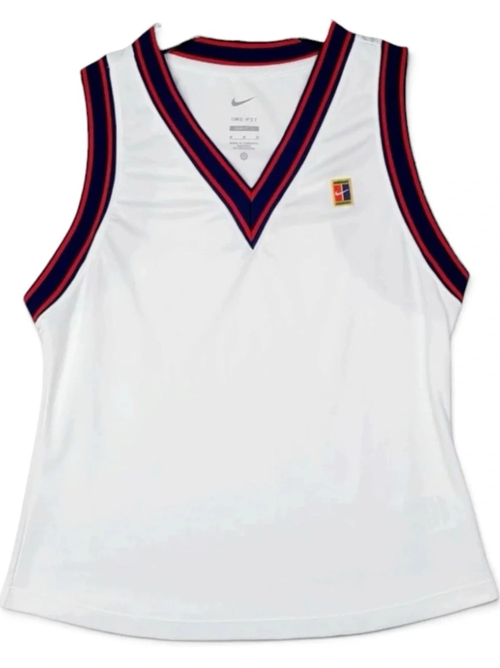 Nike Court Dri-FIT Slam Tennis Tank DA4718-100 Preppy Active Size Medium Women’s
